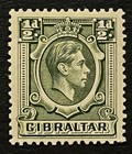 Travelstamps 1938 Gibraltar Stamps Sc 107 Sg 121   1 2d 14 Perf Mint Mogh