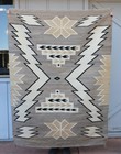 Early Two Gary Hills Lightning Storm Pattern Navajo Rug - Handspun - 65  X 49 