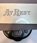 Vintage Metal At Rest Casket Plaque 8x4 Inch Funeral Death Coffin Antique Heavy