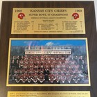 Rare Vintage 1969 Super Bowl Iv Kansas City Chiefs Plaque Chiefs Nfl Football     