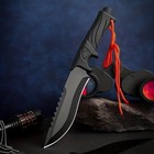 Outdoor Fixed Blade Survival Knife     Full Tang  Stonewashed  With Sheath