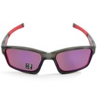 Oakley Chainlink Grey Smoke red Iridium Polarised Men s Sunglasses Oo9247-10