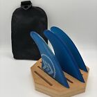 Rare Fcs Tri Fin Kinetik Racing Jp-5 Set Surfing Surf Set Of 3 Fin Ml Size