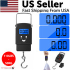 110lb   50kg Portable Fish Scale Travel Lcd Digital Hanging Luggage Electronic