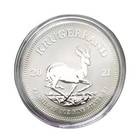 2021 South Africa 1 Oz Fine Silver Krugerrand Coin Bu Series      Limited Coin