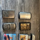 Vintage- 10camel Cigarette Lighter   s Lot   2 Tins And 1 Watch