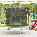 10ft Trampoline For Kids And Adults W safety Enclosure   Ladder For Outdoor Jump