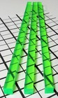 3 - 1 2    X 1 2  X 12 Inch Square Clear Green Acrylic Fluorescent Translucent Rod