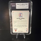 Michael Jordan Game Worn Jersey Patch Card Hoops 1989 Slabbed Display Rare         