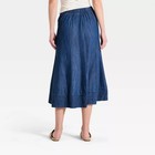 Women s Chambray Midi Skirt - Universal