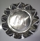 Vintage Mcdonald s Aluminum Ashtray Disposable Tray Advertisement Cigarette