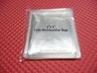 100 Clear Cello Merchandise Bags 5x5 Self-sealing   Resealable 5 X 5
