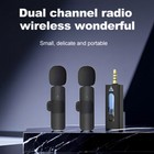 3 5mm Wireless Lavalier Microphone Bluetooth Mini Mic For Android Pc Dslr Camera