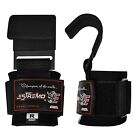 Weight Lifting Hooks Wrist Support Straps Training Fitness Bars Grips Gym Wraps