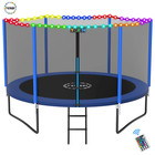 Trampoline  2-3 Kids 8 - 10 Ft Enclosure Net Ladder Up To 800lbs Heavy Duty 