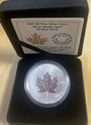 2021 Canada  5 Maple Leaf With W Mint Mark 1 Oz  999 Fine Silver Bu Coin Ogp