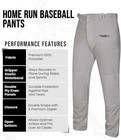 Exxact Sports Home Run Men s Baseball Pants - Full-length  Semi-relaxed Fit
