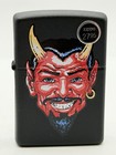 Vintage 2008 Barrett Smythe Old Nick Devil Black Matte Zippo Lighter New B4