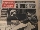 Melody Maker 1966 Paper Brian Jones Cover The Rolling Stones --nice   Usa Seller