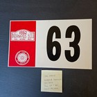 Vintage 1962 Sports Car Club Of America Rally Plaque Indianapolis 500 Scca