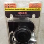 Stebel Nautilus Compact Motorcycle Air Horn Snh-01 Black With Wiring Kit Snwk-01
