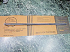 502 Cva Hawken 54 Cal Barrel 15 16  Hook Breech 28  Long  in The White  unfired 