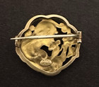 Antique French Art Nouveau 18k Gf Signed  Savard Titre Fix Emile Dropsy Brooch