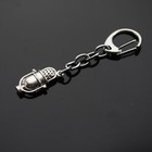 Microphone Pendant Keychain Music Singer Talk Show Radio Clip On Key Ring Gift
