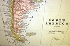 South America Antique Map 1892 Cram Or Central America