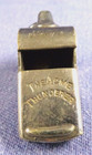 Vintage Folsom Acme Thunderer Sport Whistle England Patent 213487 24