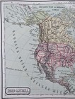 North America Territorial United States 1858-59 Scarce Color Litho Map