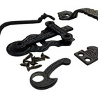Eastlake Vintage Victorian Thumb Latch Set In Cast Iron Antique Style