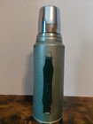 Vintage Stanley Aladdin Vacuum Bottle Thermos A-944dh 1 Quart Green Made In Usa