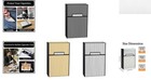 3-pack Elegant Metal Cigarette Case - Portable Holder With Magnetic Closure