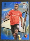 2020-21 Topps Finest Uefa Ucl Blue Refractor  40 Jeremy Doku Rc   150