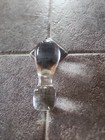 Large Vintage Blown Glass Decanter Bottle Stopper 5-1 4   