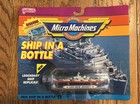 Vintage Micro Machines 7410 Ship In A Bottle  8 Uss New Jersey 1990 Galoob New