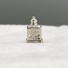 E Kupjack Artisan Sterling Silver Tea Caddy Canister  327 Miniature Dollhouse