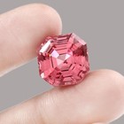 Aaa Wonderfull Natural Ceylon Padparadscha Sapphire Asscher Cut Gemstone 14x14mm