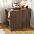 Computer Desk With Drawers  Modern Corner Home Office Storage