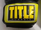 Title Classic Boxing Gloves  Yellow   Black  L 