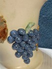 Frances Padilla Brady Napa Valley Studio Pottery Applied Grape Leaf Bottle Mug