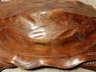 Vintage Chinese Carved Wood Turtle Figure Glass Eyes 10 