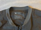 Figs Technical Collection Black Zip-front Scrub Jacket Top  Unisex Size M