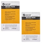 Niche Brake Pad Set For Harley-davidson Tri Glide Front Semi-metallic 2 Pack