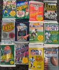 Factory Sealed Lot - Vintage Unopened Nfl Football Cards -  4  Packs  54  Cards 