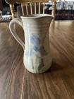 Lem Studio Stoneware Sm Milk cream Pitcher Blue Iris 70s  Vtg