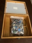 Huge 200 Miniature Books Dollhouse Library Collection W  Wooden Display Case