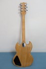 Vintage 1970s Teisco Lark Sg Guitar Mij Lawsuit 2 Pu Split In Lower Horn Natural