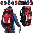 80 100l Waterproof Nylon Camping Backpack Outdoor Rucksack Trekking Hiking Bag